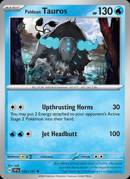 Paldean Tauros #39