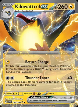 Kilowattrel ex card photo