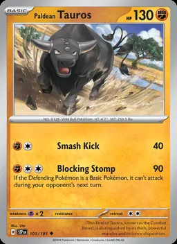 Paldean Tauros #101