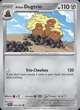 Alolan Dugtrio #123