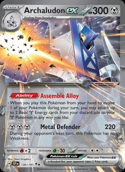 Archaludon ex card photo