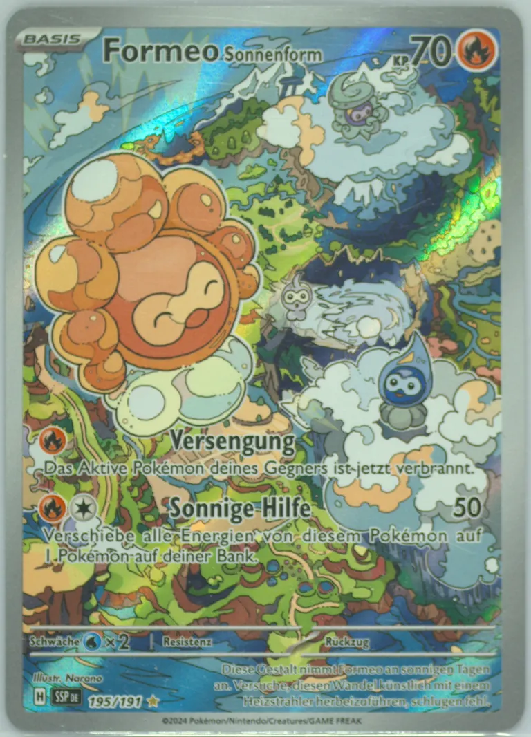 Castform Sunny Form card photo