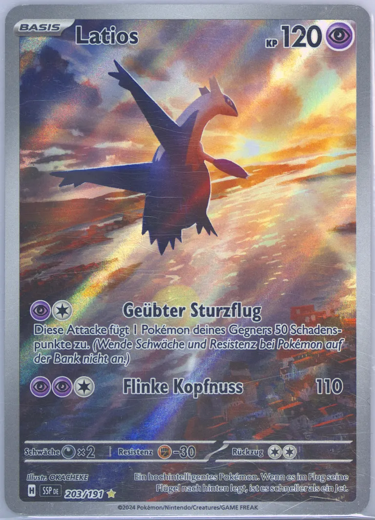 Latios card photo