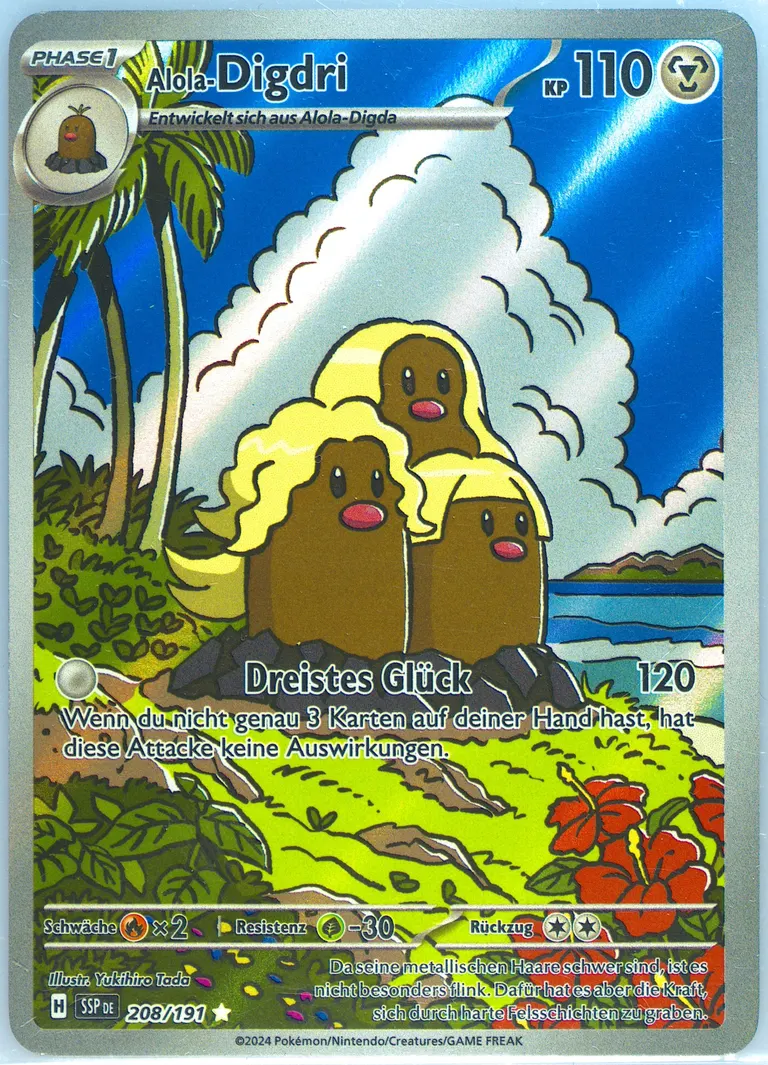 Alolan Dugtrio card photo