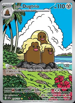 Alolan Dugtrio card photo