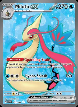 Milotic ex card photo