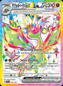 Flygon ex card photo