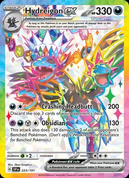 Hydreigon ex card photo
