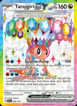 Tatsugiri ex card photo