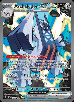 Archaludon ex card photo
