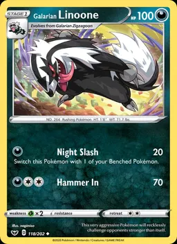 Galarian Linoone #118