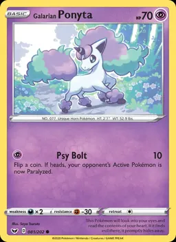 Galarian Ponyta #81