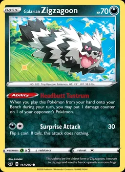 Galarian Zigzagoon #117