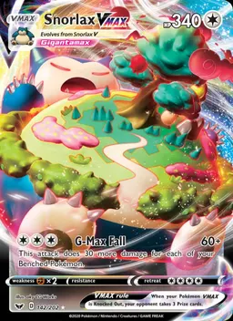 Snorlax VMAX card photo