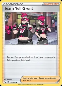 Team Yell Grunt #184
