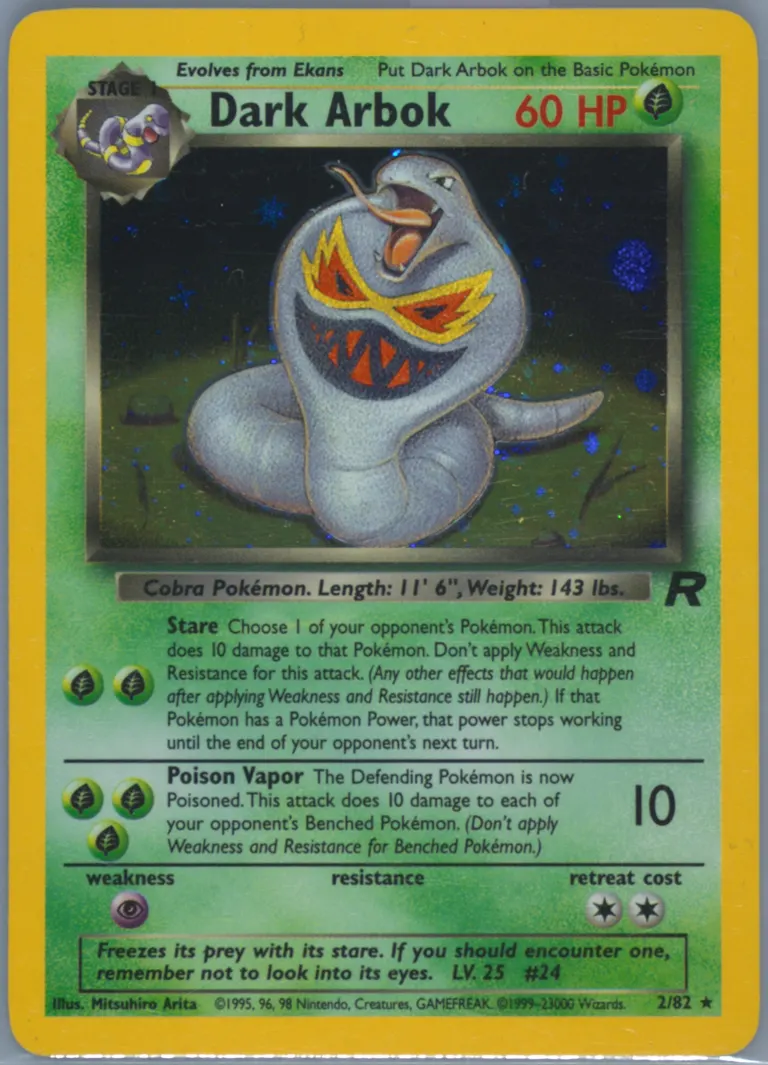 Dark Arbok card photo