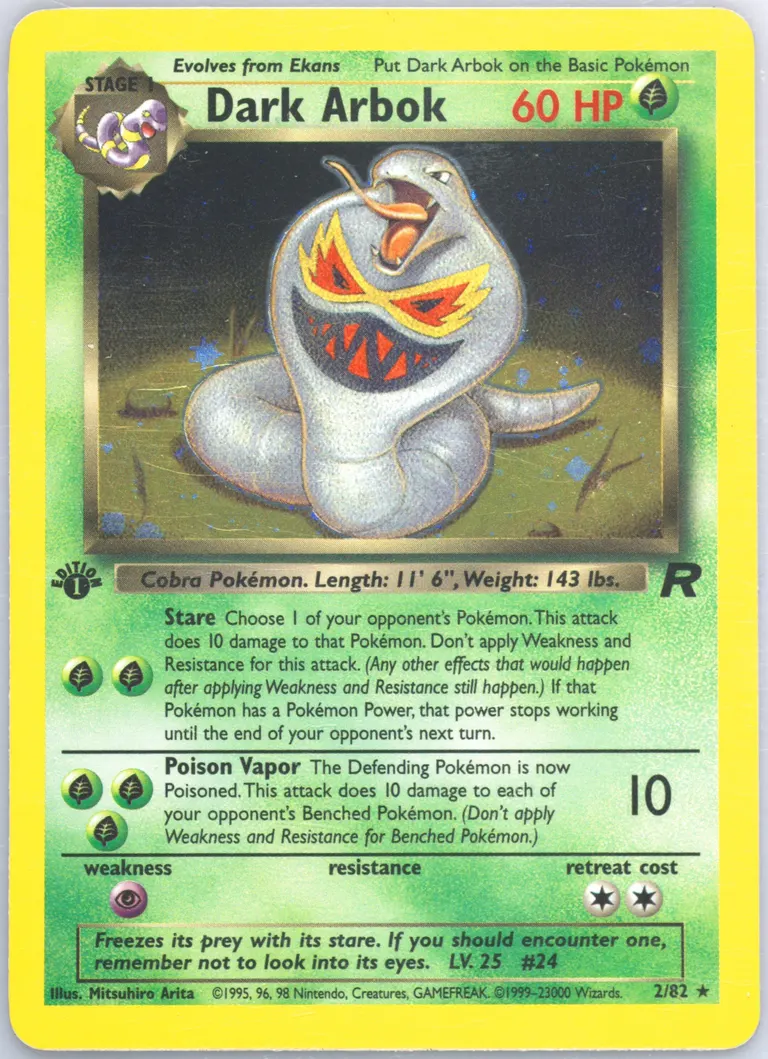 Dark Arbok card photo