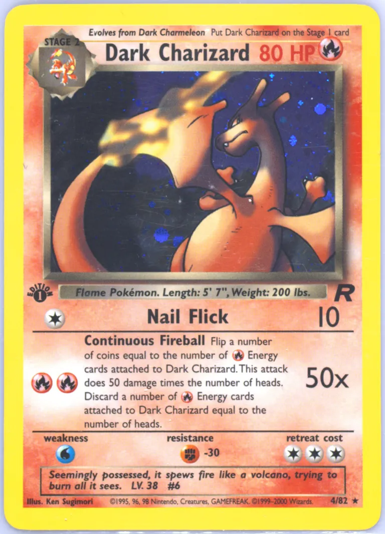 Dark Charizard card photo