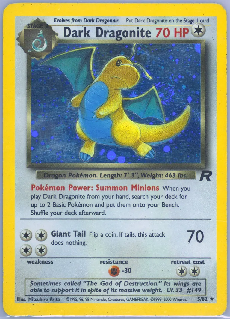 Dark Dragonite card photo