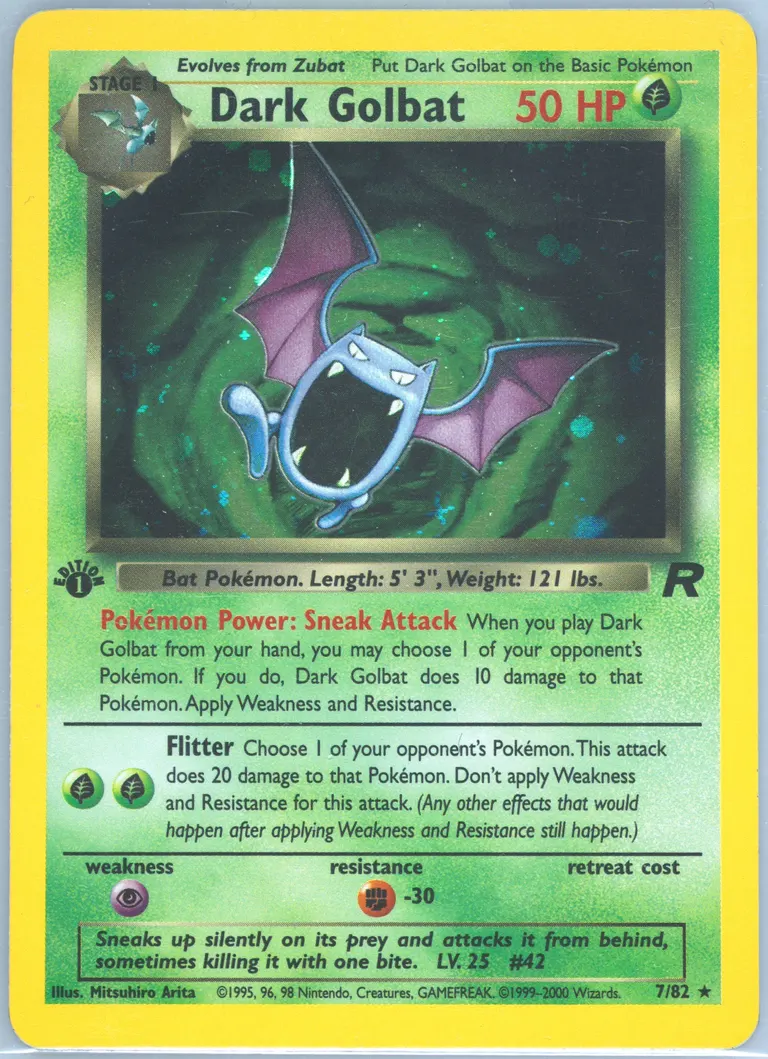 Dark Golbat card photo