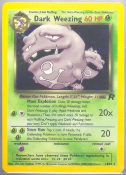 Dark Weezing card photo