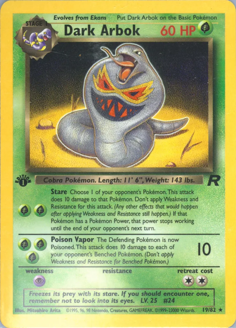 Dark Arbok card photo