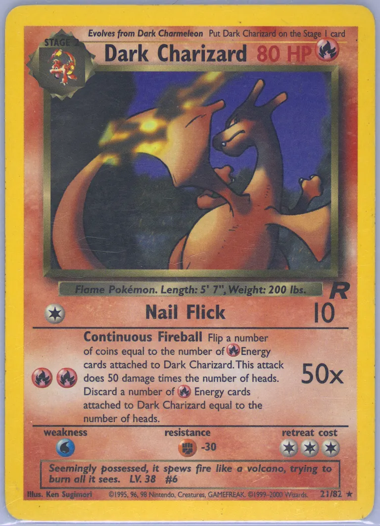 Dark Charizard card photo