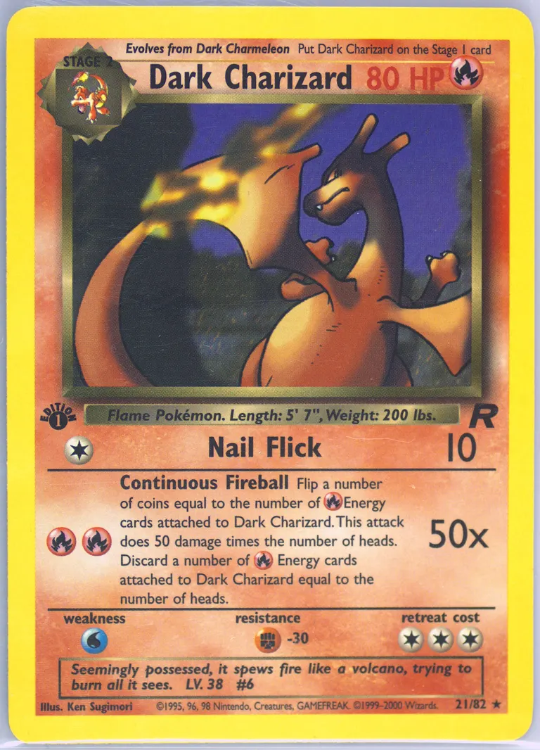 Dark Charizard card photo