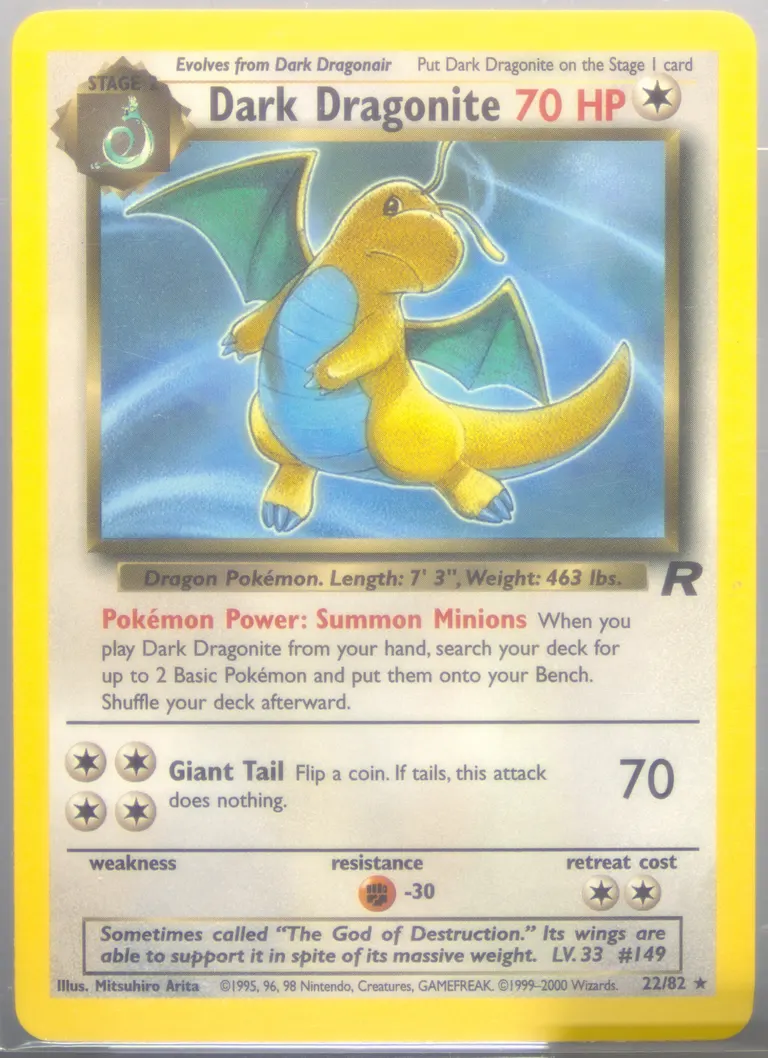 Dark Dragonite card photo