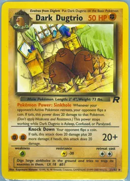 Dark Dugtrio #23