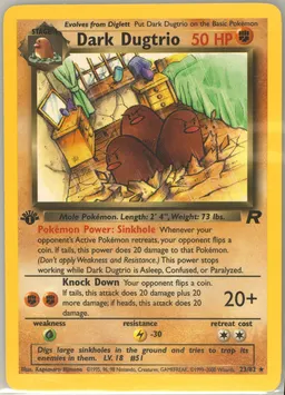 Dark Dugtrio #23