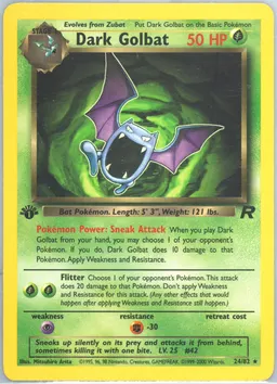 Dark Golbat card photo
