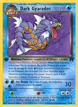 Dark Gyarados card photo