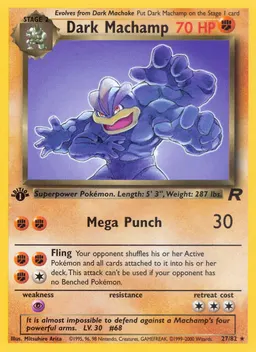 Dark Machamp card photo