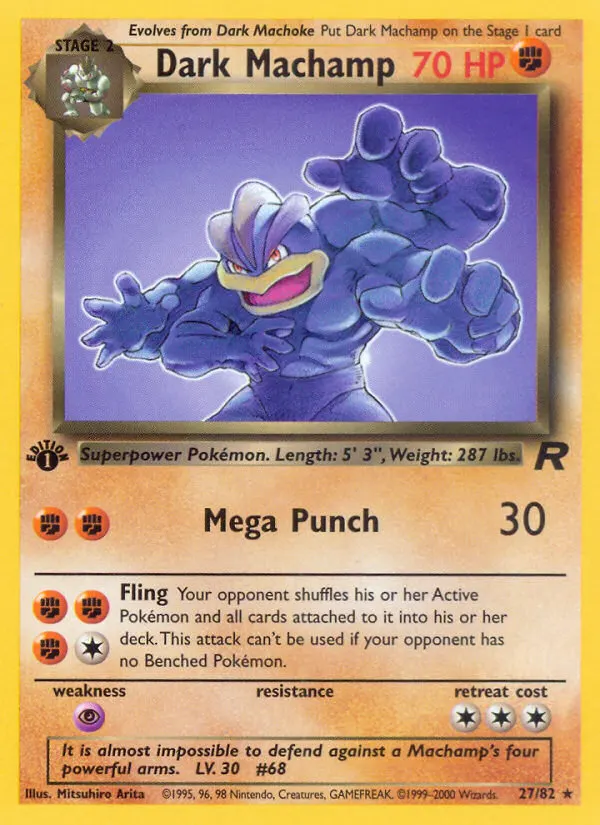 Dark Machamp card photo