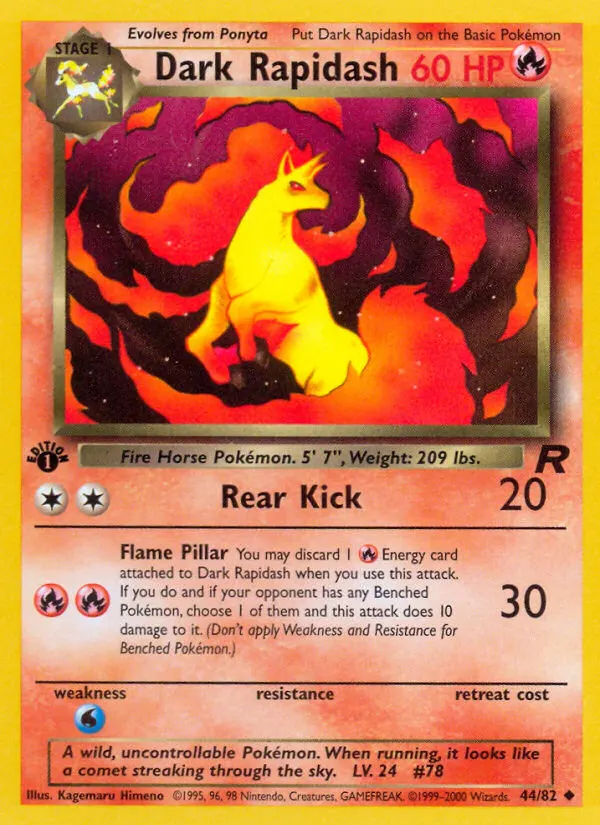Dark Rapidash card photo