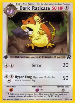 Dark Raticate card photo