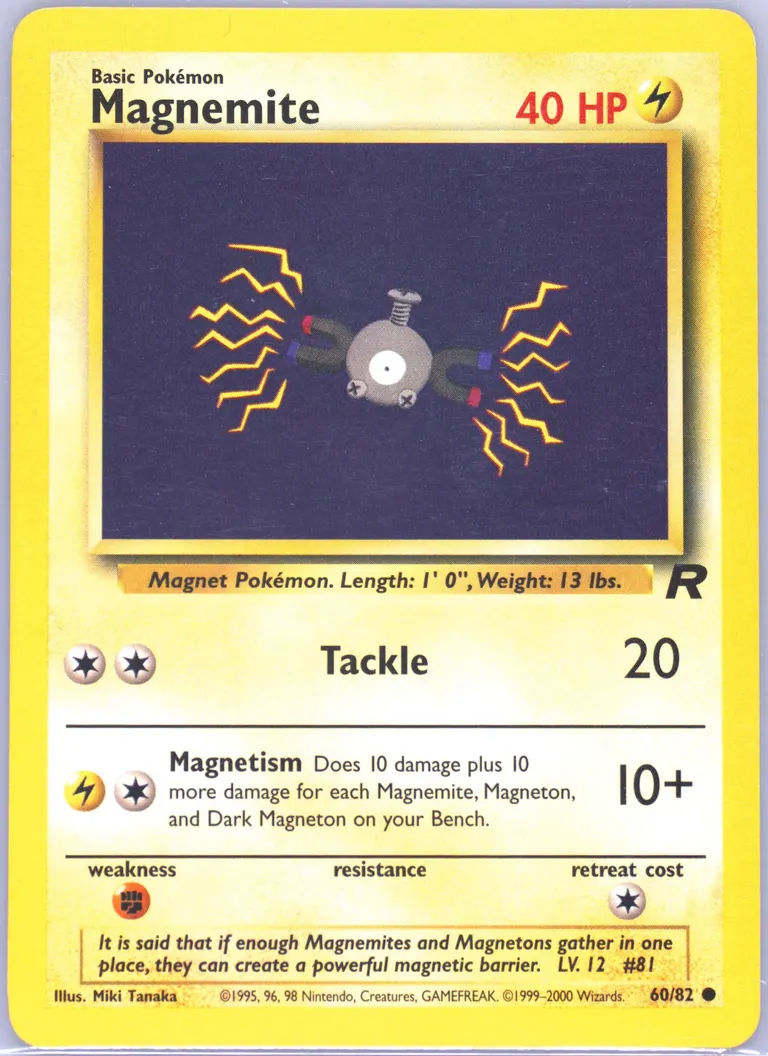 Magnemite card photo