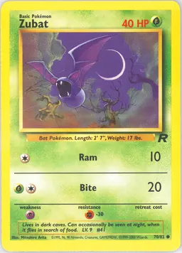 Zubat card photo