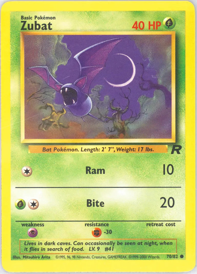 Zubat card photo