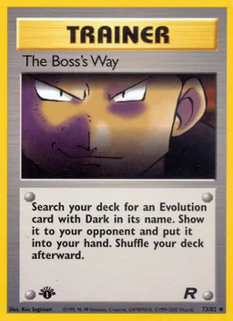 The Boss's Way card photo