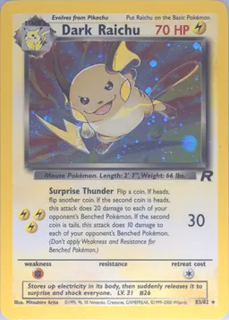 Dark Raichu #83