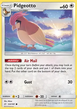 Pidgeotto #123