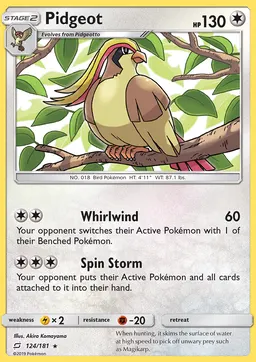 Pidgeot #124