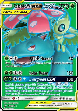 Celebi & Venusaur GX #159