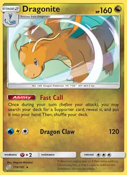 Dragonite card photo