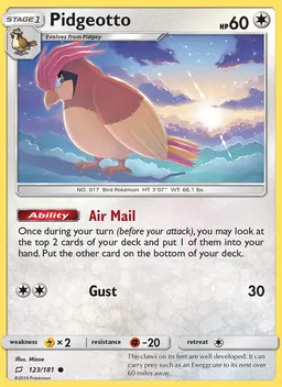 Pidgeotto #123