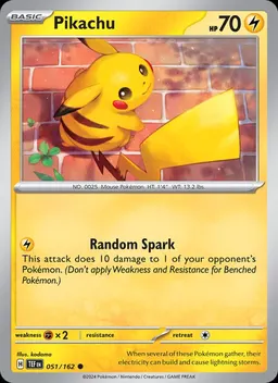 Pikachu card photo