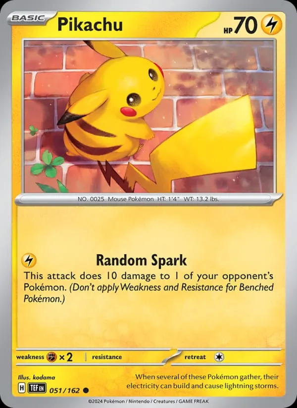 Pikachu card photo