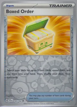 Boxed Order #143